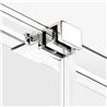 New Trendy Smart Kabina prysznicowa chrom 1D walk-in U 100x200 cm wspornik skośny (EXK-4087-WU)