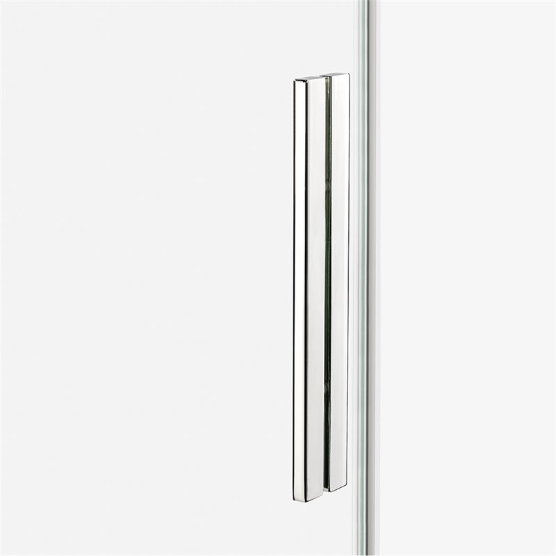 New Trendy Smart Kabina prysznicowa chrom 1D walk-in U 100x200 cm wspornik skośny (EXK-4087-WU)