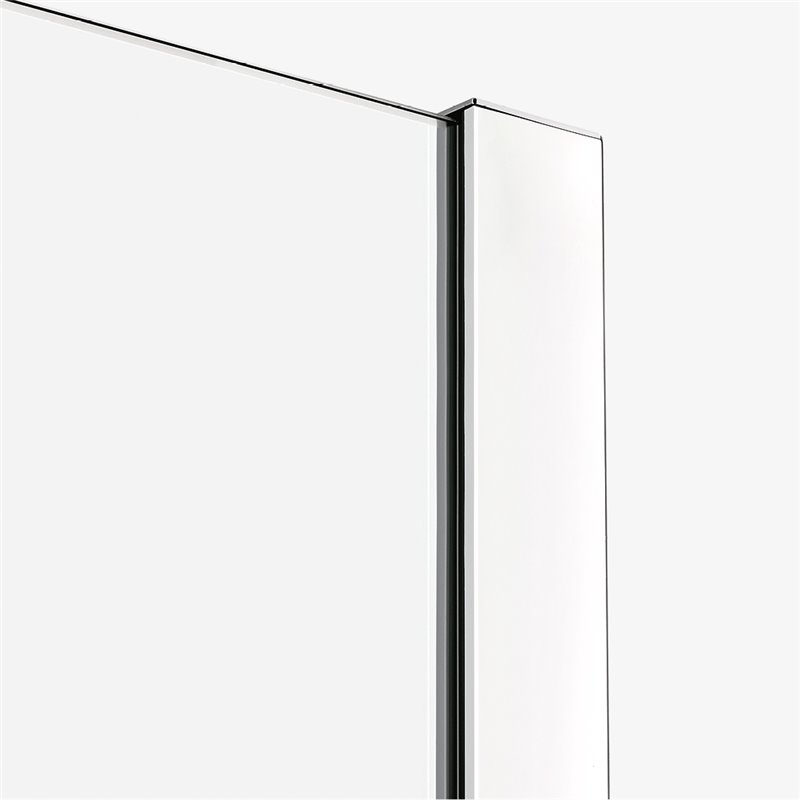 New Trendy Smart Kabina prysznicowa chrom 1D walk-in U 100x200 cm wspornik skośny (EXK-4087-WU)