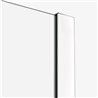 New Trendy Smart Kabina prysznicowa chrom 1D walk-in U 100x200 cm wspornik skośny (EXK-4087-WU)