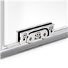 New Trendy Smart Kabina prysznicowa chrom 1D walk-in U 100x200 cm wspornik skośny (EXK-4087-WU)