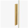 New Trendy Smart Kabina prysznicowa gold brushed 1D walk-in U 90x200 cm (EXK-7626)