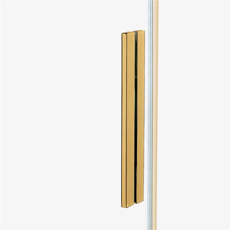 New Trendy Smart Kabina prysznicowa gold brushed 1D walk-in U 140x200 cm (EXK-7631)