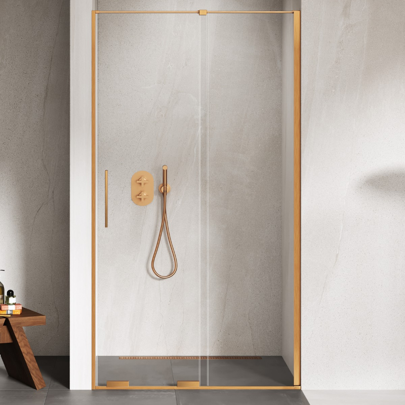 New Trendy Smart NZ4 Drzwi wnękowe copper brushed 1D U 180x200 cm (EXK-7651)