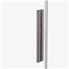 New Trendy Smart Kabina prysznicowa gunmetal brushed 2D prostokątna U 90x100x200 cm (EXK-7915)