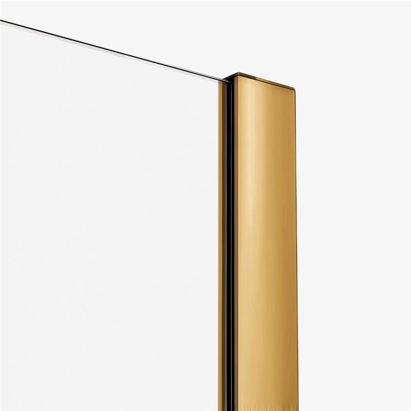 New Trendy Smart Parawan nawannowy gold brushed 1D U 110x150 cm- wspornik skośny (EXK-7788-WU)
