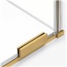 New Trendy Smart Parawan nawannowy gold brushed 1D U 110x150 cm- wspornik skośny (EXK-7788-WU)