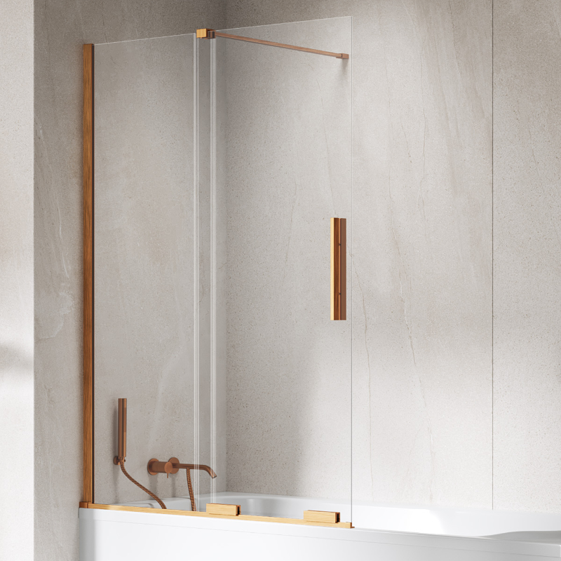New Trendy Smart Parawan nawannowy copper brushed 1D U 80x150 cm (EXK-7800)