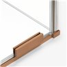 New Trendy Smart Parawan nawannowy copper brushed 1D U 80x150 cm (EXK-7800)