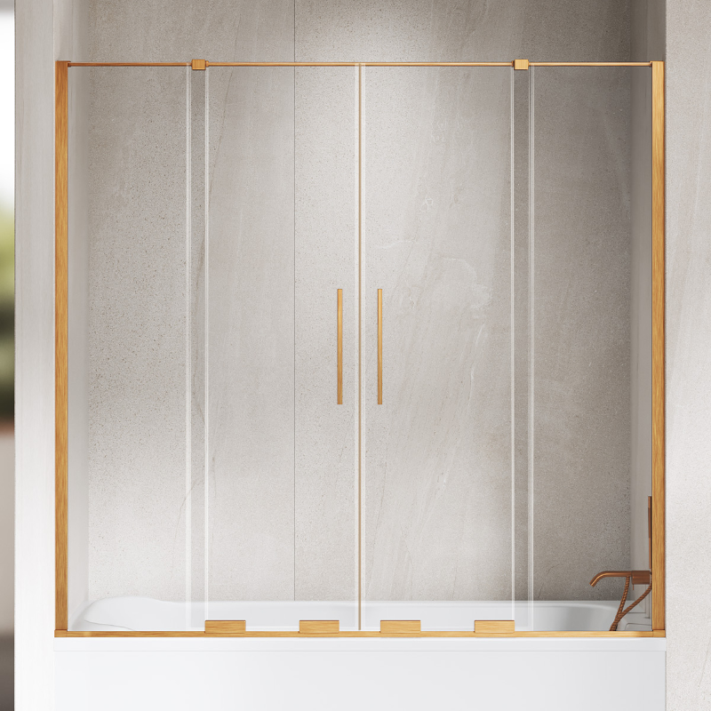 New Trendy Smart Parawan nawannowy copper brushed 2D U 160x150 cm (EXK-7812)