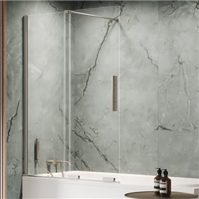 New Trendy Smart Parawan nawannowy gunmetal brushed 1D U 90x150 cm (EXK-7958)