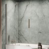 New Trendy Smart Parawan nawannowy gunmetal brushed 1D U 130x150 cm - wspornik skośny (EXK-7962-WU)