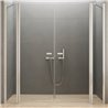 New Trendy New Soleo Drzwi wnękowe 2D U 150x195 cm szkło czyste 6mm Active Shield 2.0  (D-0266A)