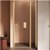 New Trendy New Soleo Drzwi wnękowe gold brushed 1D U 100x195 cm  - wspornik równoległy (D-0772A-WK)