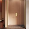 New Trendy New Soleo Drzwi wnękowe gold brushed 1D U 130x195 cm - wspornik równoległy (D-0989A-WP)