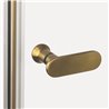 New Trendy New Soleo Kabina prysznicowa gold brushed 1D prostokątna U 80x70x195 cm (K-4176)