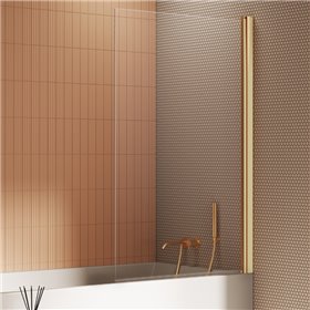 New Trendy New Soleo Parawan nawannowy gold brushed 1D U 90x140 cm (P-0172)