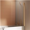 New Trendy New Soleo Parawan nawannowy gold brushed stały U 90x140 cm (P-0177)
