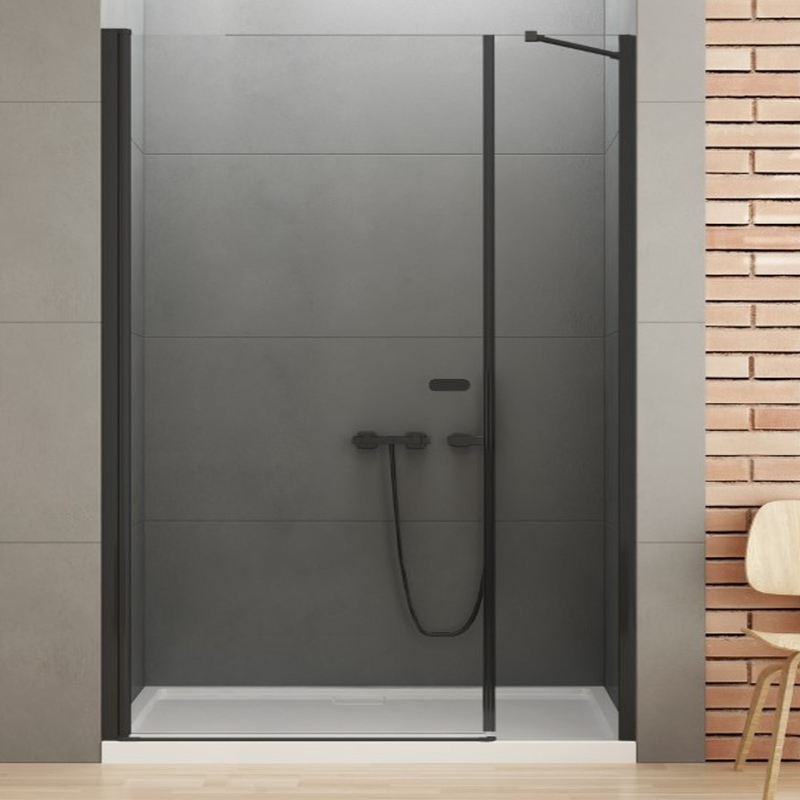 New Trendy New Soleo Drzwi wnękowe black 1D U 110x195 cmActive Shield 2.0  (D-0938A)