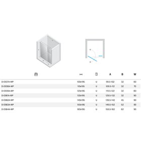 New Trendy New Soleo Drzwi wnękowe black 1D U 140x195 cmActive Shield 2.0 - wspornik równoległy  (D-0982A-WP)