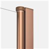 New Trendy New Soleo Drzwi wnękowe copper brushed 1D U 110x195 cm- wspornik równoległy  (D-0947A-WP)