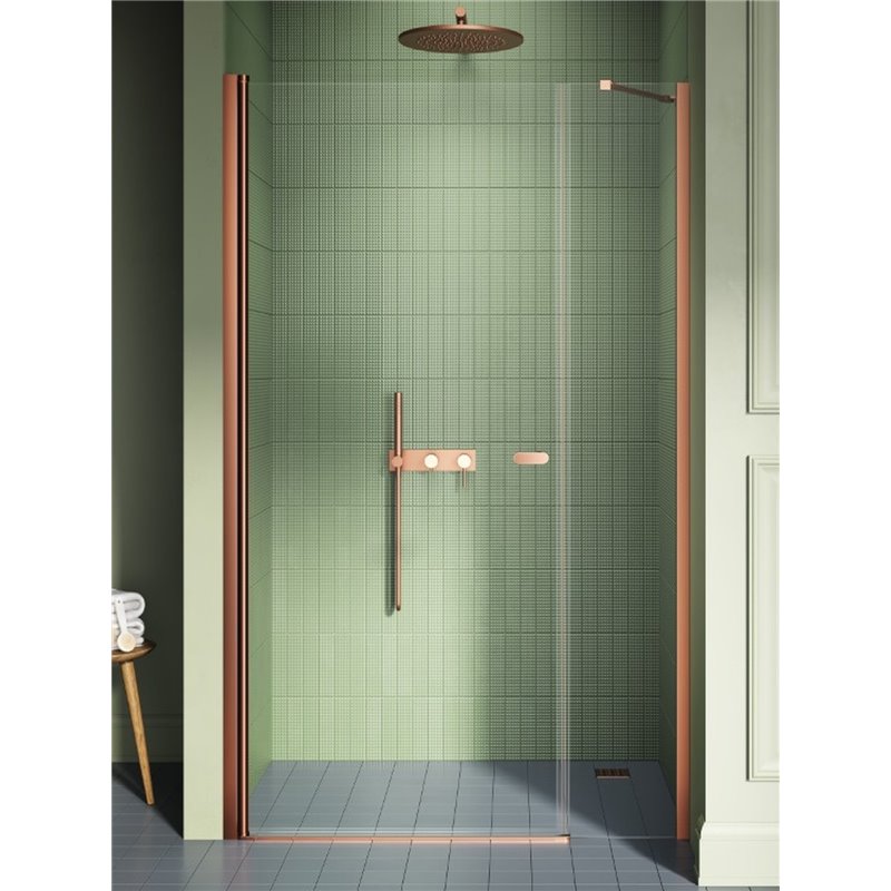 New Trendy New Soleo Drzwi wnękowe copper brushed 1D U 140x195 cm- wspornik równoległy  (D-0994A-WP)