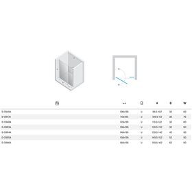 New Trendy New Soleo Drzwi wnękowe copper brushed 1D U 160x195 cm (D-0996A)
