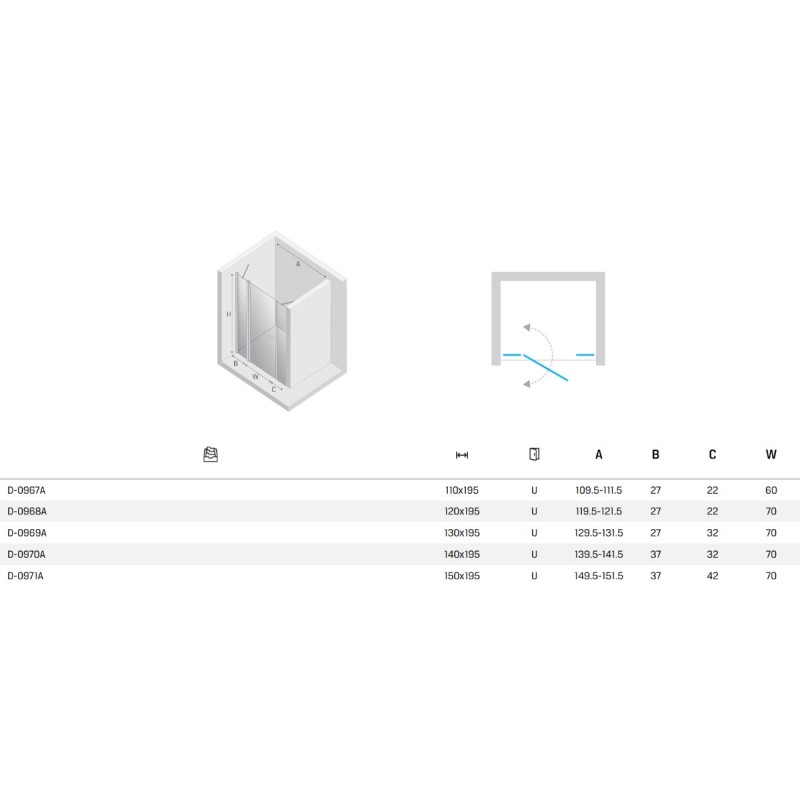 New Trendy New Soleo NZ2 Drzwi wnękowe copper brushed 1D U 150x195 cm Active Shield 2.0  (D-0971A)