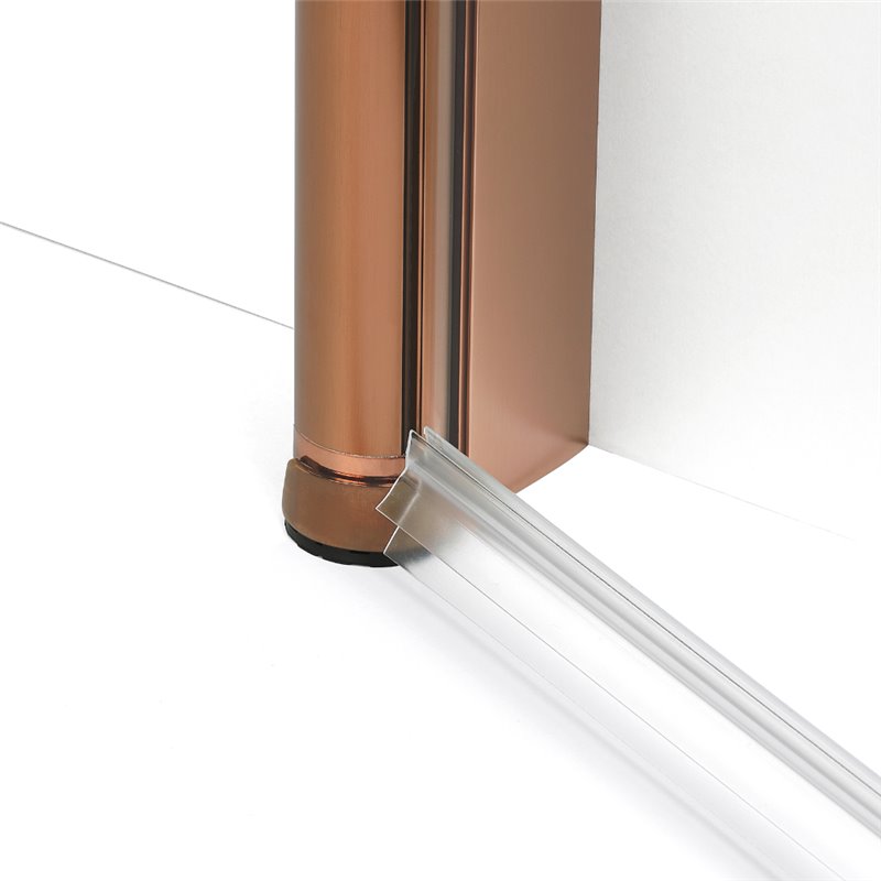 New Trendy New Soleo NZ2 Drzwi wnękowe copper brushed 1D U 150x195 cm Active Shield 2.0  (D-0971A)