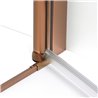 New Trendy New Soleo Kabina prysznicowa copper brushed 1D prostokątna U 80x90x195 cm Active Shield 2.0 (K-4380)