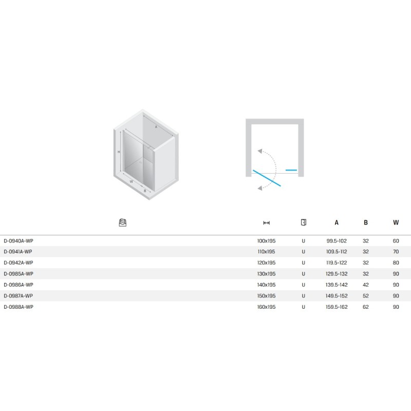 New Trendy New Soleo Drzwi wnękowe light gold 1D U 160x195 cm Active Shield 2.0 - wsp. równoległy  (D-0988A-WP)