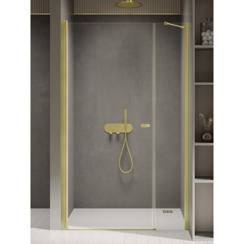 New Trendy New Soleo Drzwi wnękowe light gold 1D U 160x195 cm Active Shield 2.0 - wsp. równoległy  (D-0988A-WP)