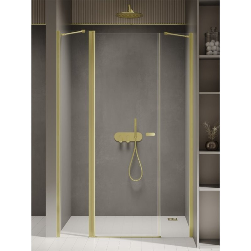 New Trendy New Soleo NZ2 Drzwi wnękowe light gold 1D U 150x195 cm Active Shield 2.0  (D-0961A)