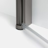 New Trendy New Soleo Drzwi wnękowe gunmetal brushed 1D U 100x195 cm Active Shield 2.0  (D-0949A)