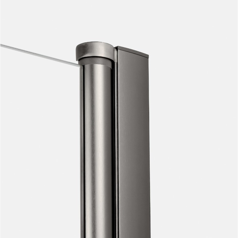 New Trendy New Soleo Drzwi wnękowe gunmetal brushed 1D U 130x195 cm Active Shield 2.0  (D-0997A)