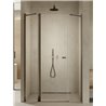 New Trendy New Soleo Drzwi wnękowe gunmetal brushed 1D U 130x195 cm Active Shield 2.0  (D-0974A)