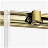 New Trendy Prime Kabina prysznicowa gold brushed 2D prostokątna 80x100x200 cm Active Shield 2.0 (D-0780A/D-0785A)