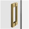New Trendy Prime NZ4 Kabina prysznicowa gold brushed 1D prostokątna Lewa 130x80x200 cm Active Shield 2.0 (D-0790A/D-0329B)