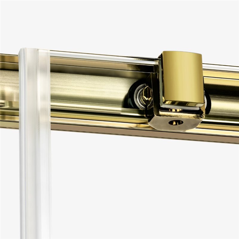 New Trendy Prime NZ4 Kabina prysznicowa gold brushed 1D prostokątna Lewa 130x90x200 cm Active Shield 2.0 (D-0790A/D-0330B)