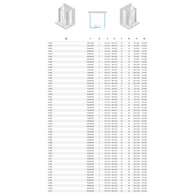 New Trendy Prime Kabina prysznicowa gold brushed 1D prostokątna przyścienna lewa 150x100x200 cm Active Shield 2.0 (K-3885)