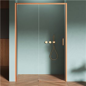 New Trendy Prime Drzwi wnękowe copper brushed 1D prawa 140x200 cm Active Shield 2.0 (D-0821A)