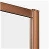 New Trendy Prime Kabina prysznicowa copper brushed 1D prostokątna prawa 120x100x200 cm Active Shield 2.0 (K-4026)