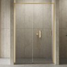 New Trendy Prime Drzwi wnękowe gold brushed 1D lewa 140x200 cm Active Shield 2.0 (D-0792A)