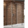 New Trendy Prime Kabina prysznicowa gunmetal brushed 1D prostokątna przyścienna lewa 120x90x200 cm Active Shield 2.0 (K-4862)