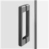 New Trendy Prime Kabina prysznicowa gunmetal brushed 1D prostokątna przyścienna prawa 120x100x200 cm Active Shield 2.0 (K-4891)