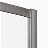New Trendy Prime Kabina prysznicowa gunmetal brushed 1D prostokątna przyścienna prawa 120x100x200 cm Active Shield 2.0 (K-4891)