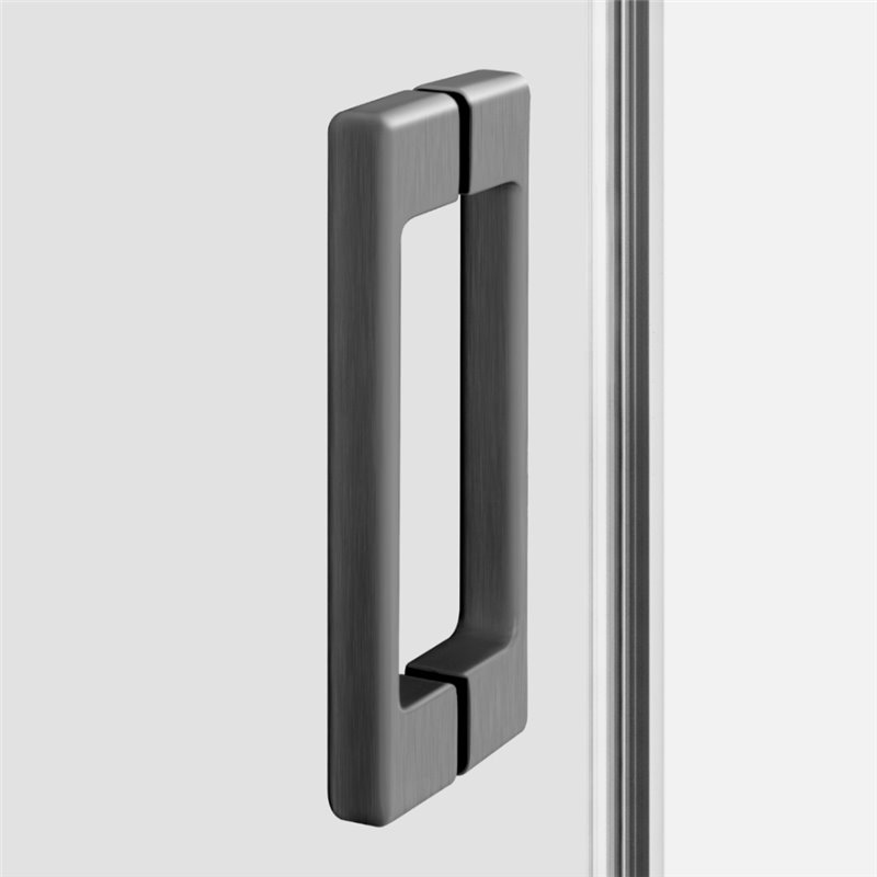 New Trendy Prime Kabina prysznicowa gunmetal brushed 1D prostokątna przyścienna lewa 120x100x200 cm Active Shield 2.0 (K-4926)