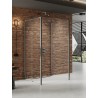 New Trendy Prime Kabina prysznicowa gunmetal brushed 1D prostokątna przyścienna lewa 120x100x200 cm Active Shield 2.0 (K-4926)