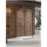 New Trendy Prime Kabina prysznicowa gunmetal brushed 2D prostokątna przyścienna P 80x100x200 cm Active Shield 2.0 (K-4975)