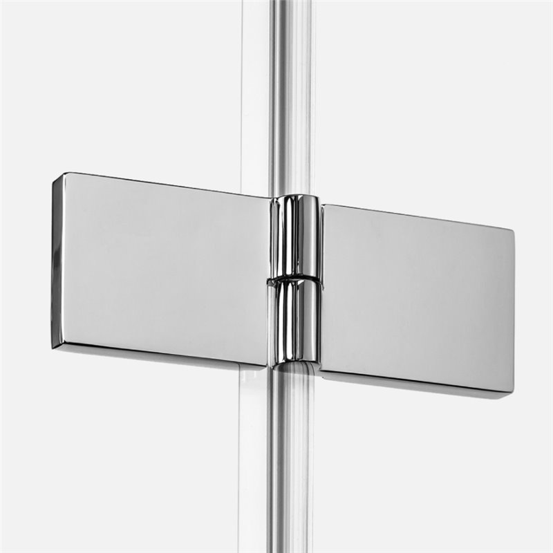 New Trendy Nesta Drzwi wnękowe chrom 1D prawe 100x200 cm czyste 6mm Active Shield 2.0 (D-0851A)